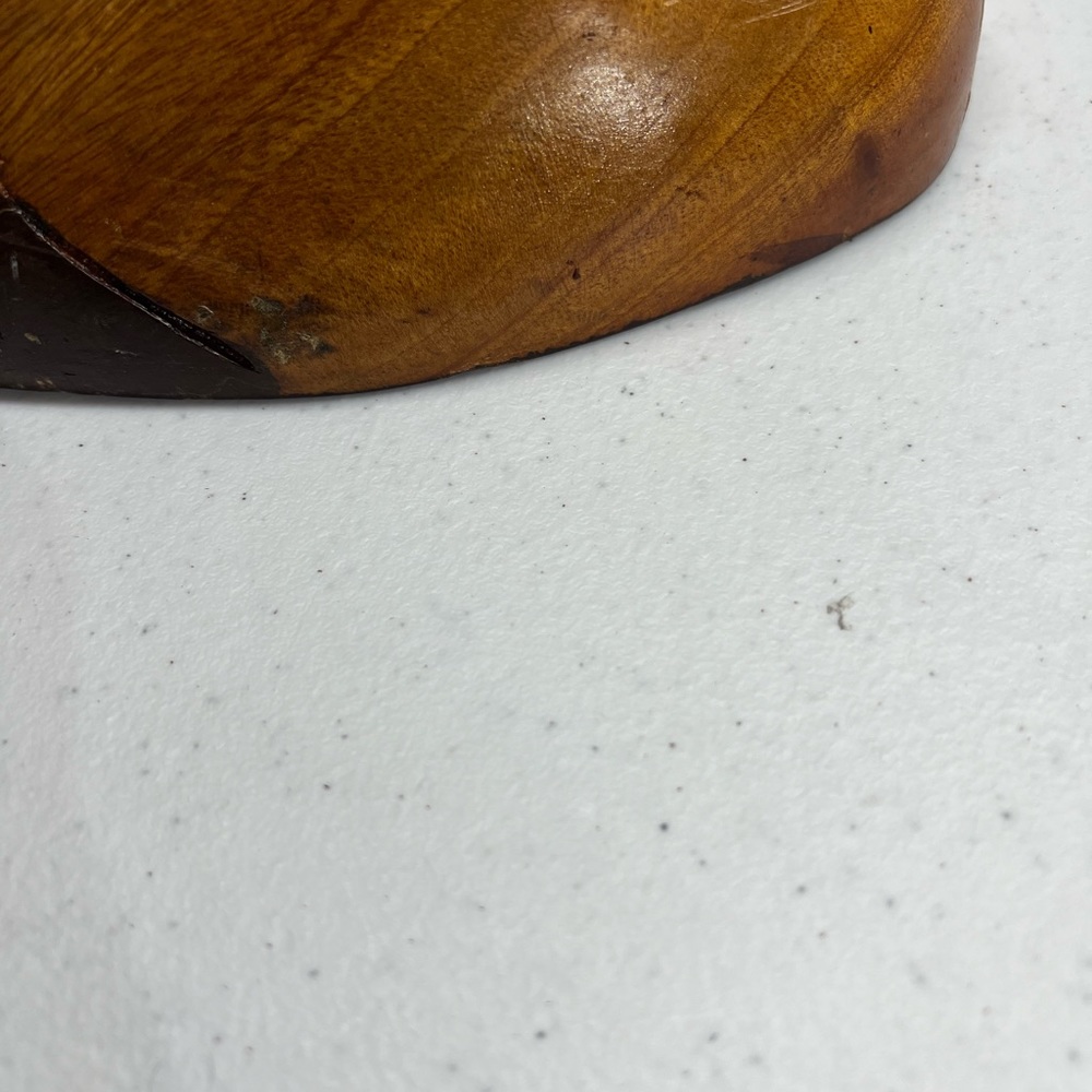 Carved wood serving bowl monkey pod 5 compartments 12x 7x 2 Inches - Picture 6 of 11